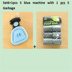 Pet Dog Travel Foldable Poop Scooper With 1 Roll Decomposable bag