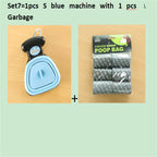 Pet Dog Travel Foldable Poop Scooper With 1 Roll Decomposable bag