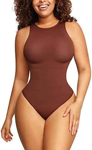 Belly Contraction Body Shaper Round Neck bodysuit