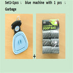 Pet Dog Travel Foldable Poop Scooper With 1 Roll Decomposable bag