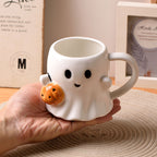 Pumpkin Ghost Cup Halloween Creative Cute Water Glass
