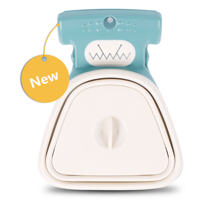 Pet Dog Travel Foldable Poop Scooper With 1 Roll Decomposable bag